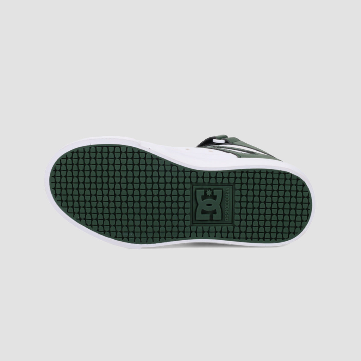 DC Pure High-Top EV SN Shoes - White/Dark/Green - Kids