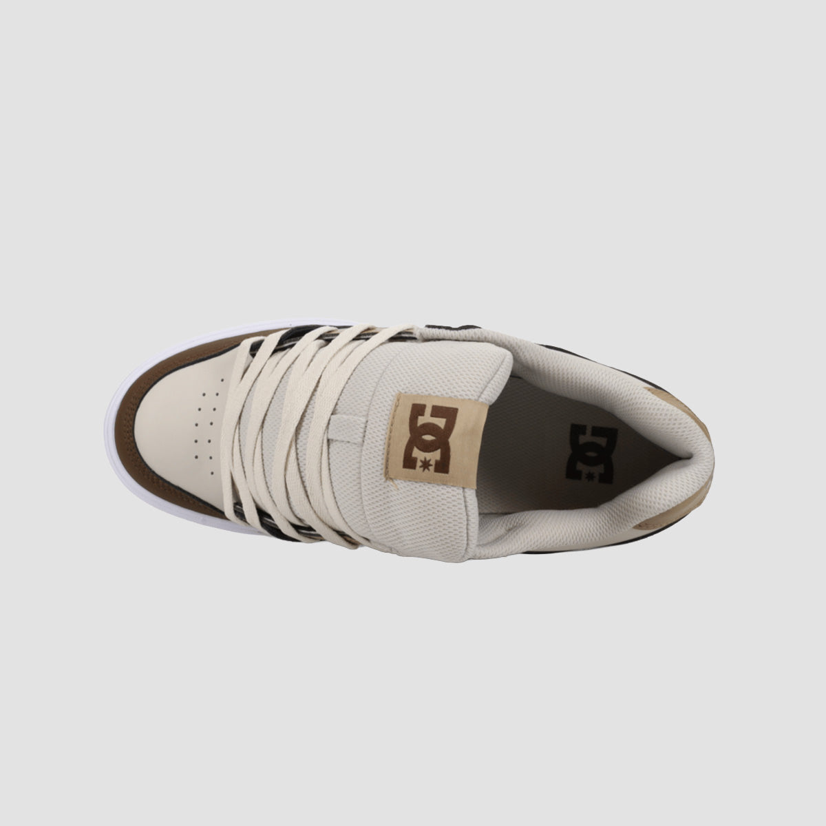DC Pure Shoes - Brown/Tan/Off White