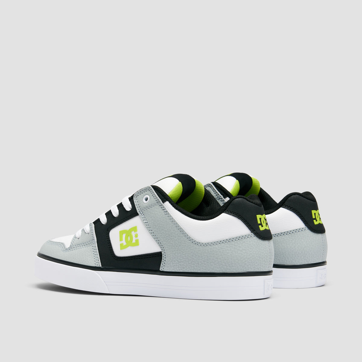 DC Pure Shoes - White/Lime