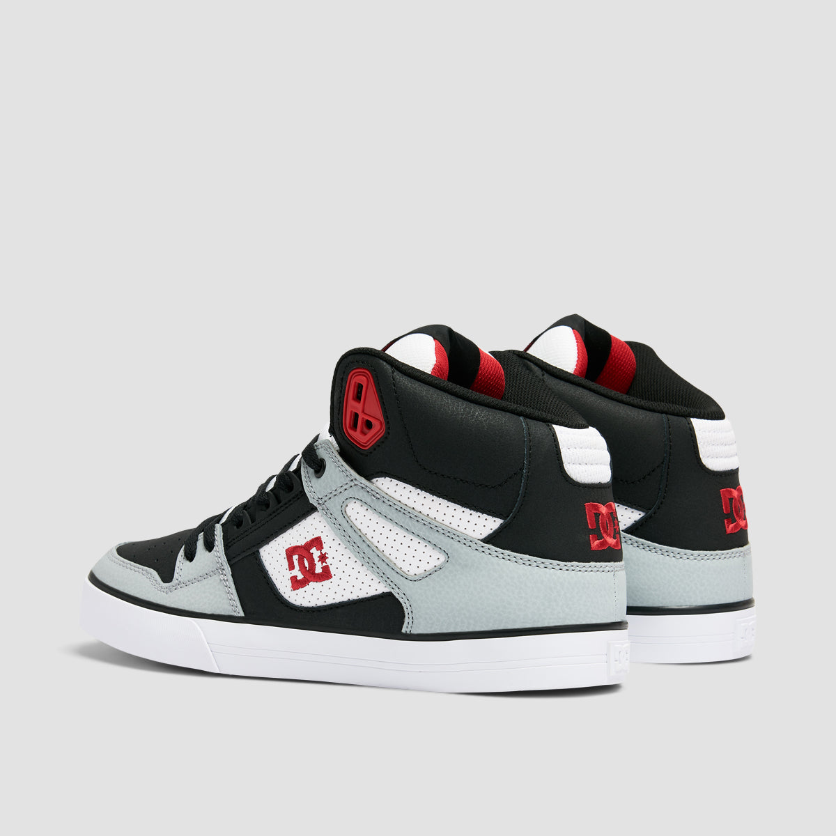DC Pure WC High Top Shoes - Black/Grey/Red