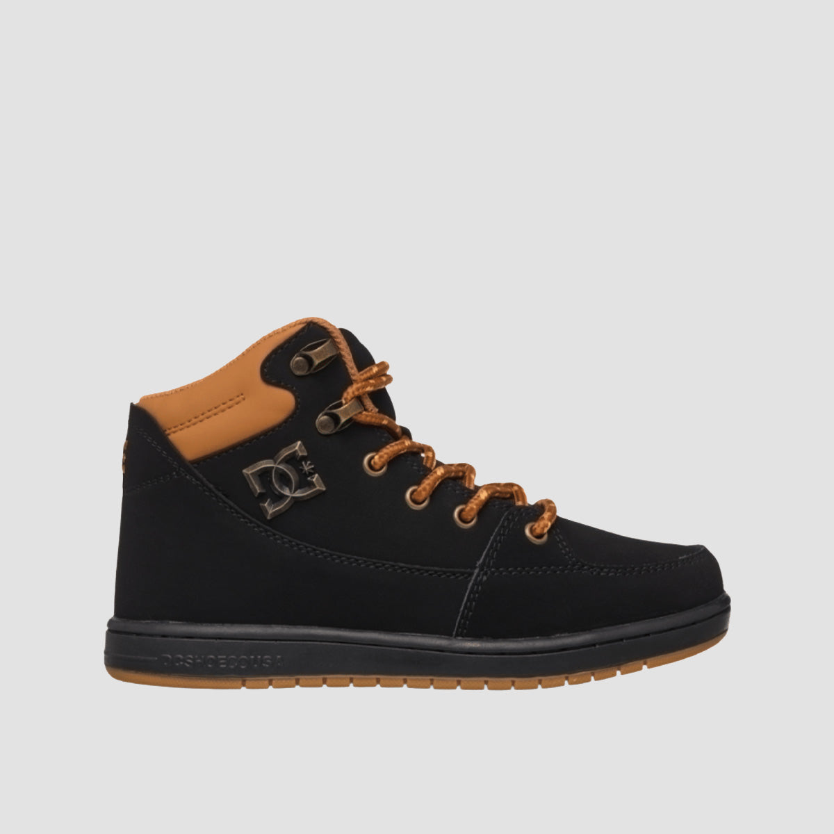 DC Rovik High-Top Shoes - Black/Wheat - Kids
