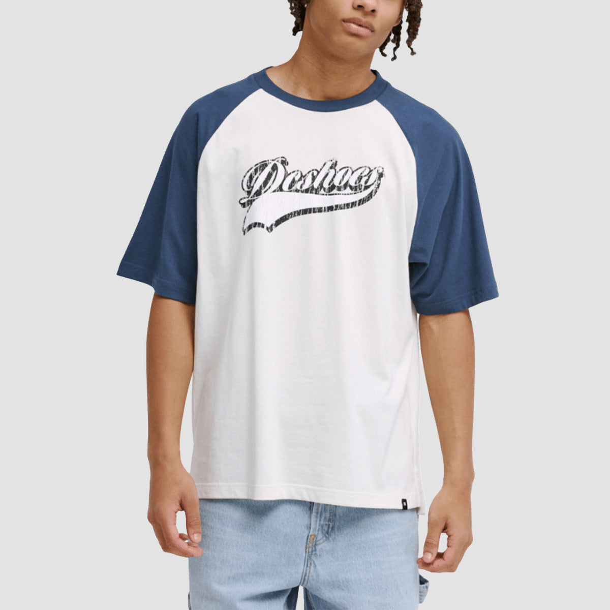 DC Rugged Raglan T-Shirt Lily White