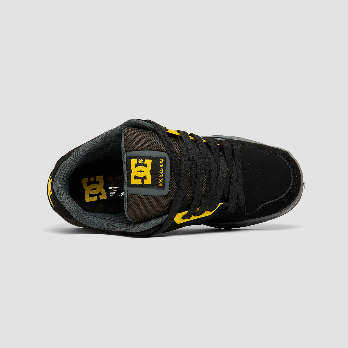 DC Stag Shoes - Black/Yellow