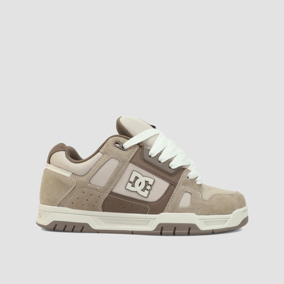DC Stag Shoes - Taupe/Off White