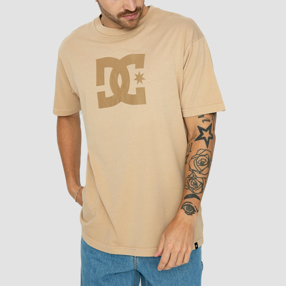 DC Star Pigment Dye T-Shirt Incense Enzyme Wash