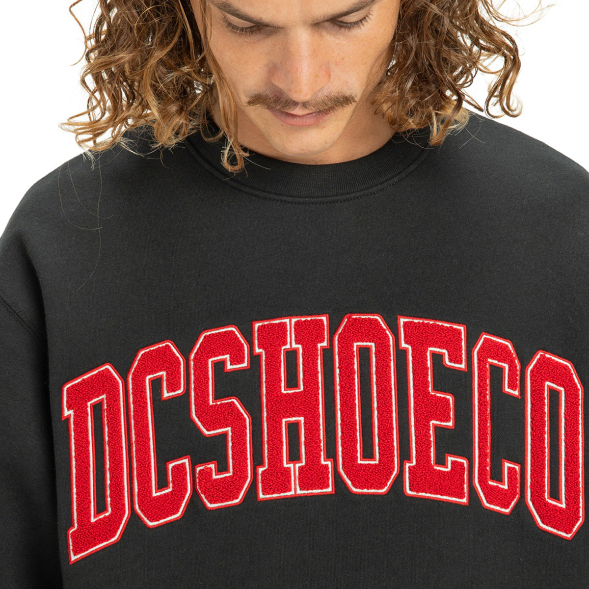 DC Varsity Crew Sweatshirt Black