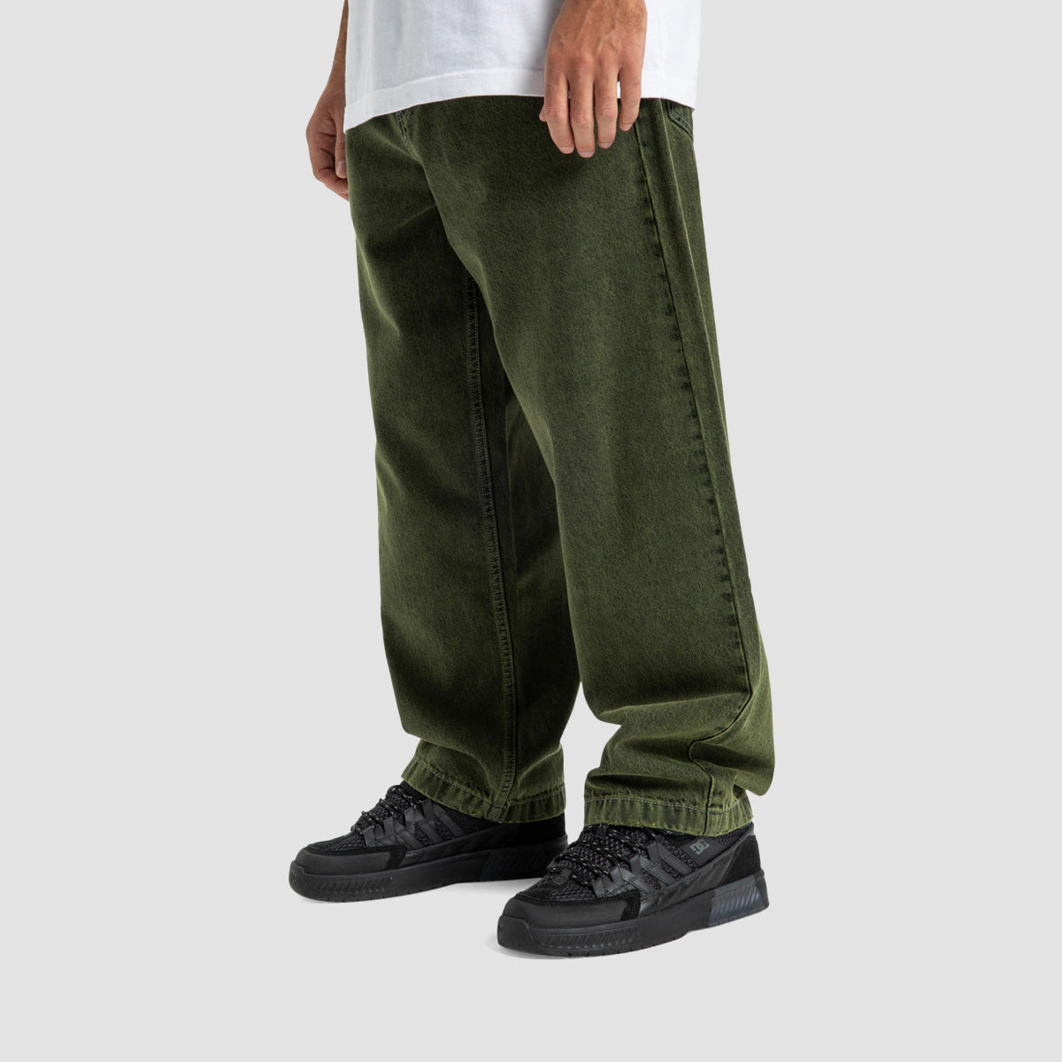 DC Worker Baggy Fit Jeans Bronze Green Rinse