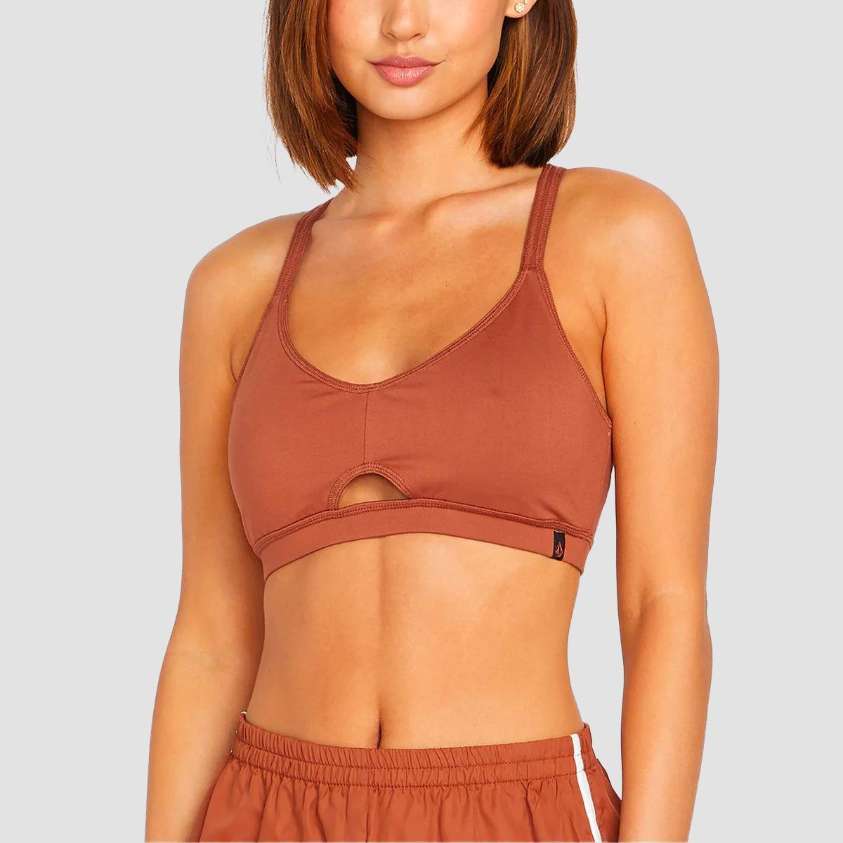 Volcom Coco Ho Bralette Dark Clay - Womens