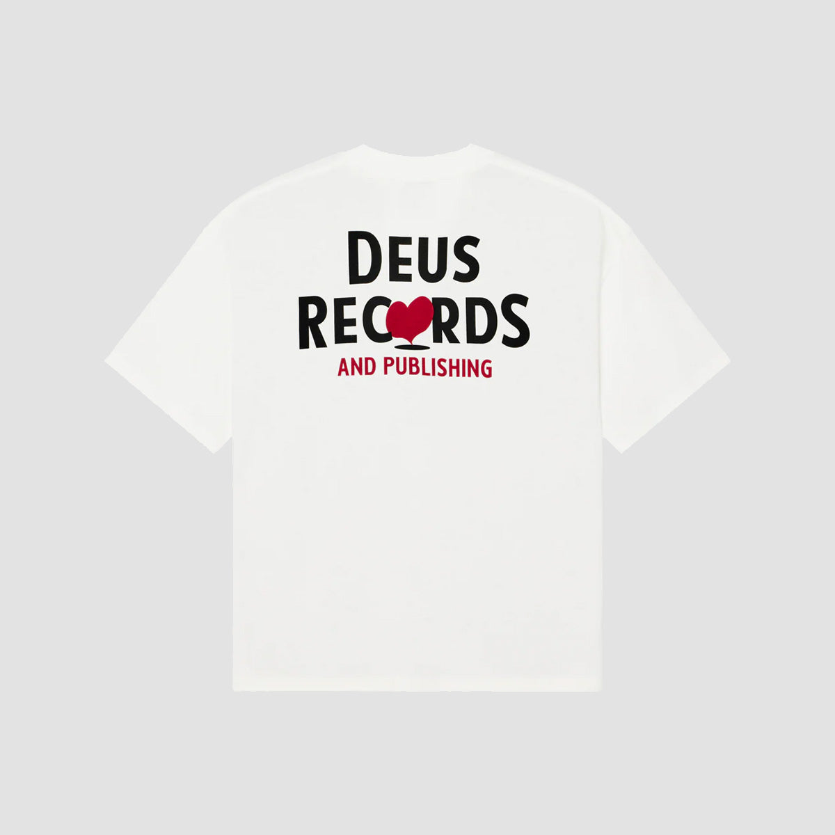 Deus Deep Cut T-Shirt Vintage White