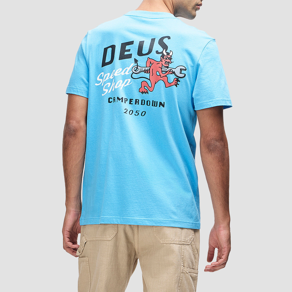 Deus Dogleg T-Shirt Bonnie Blue