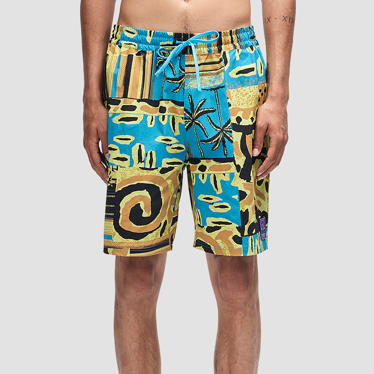 Deus Freamon Swim Shorts Yellow