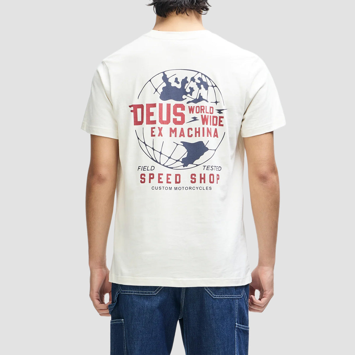 Deus Global Spark T-Shirt Vintage White