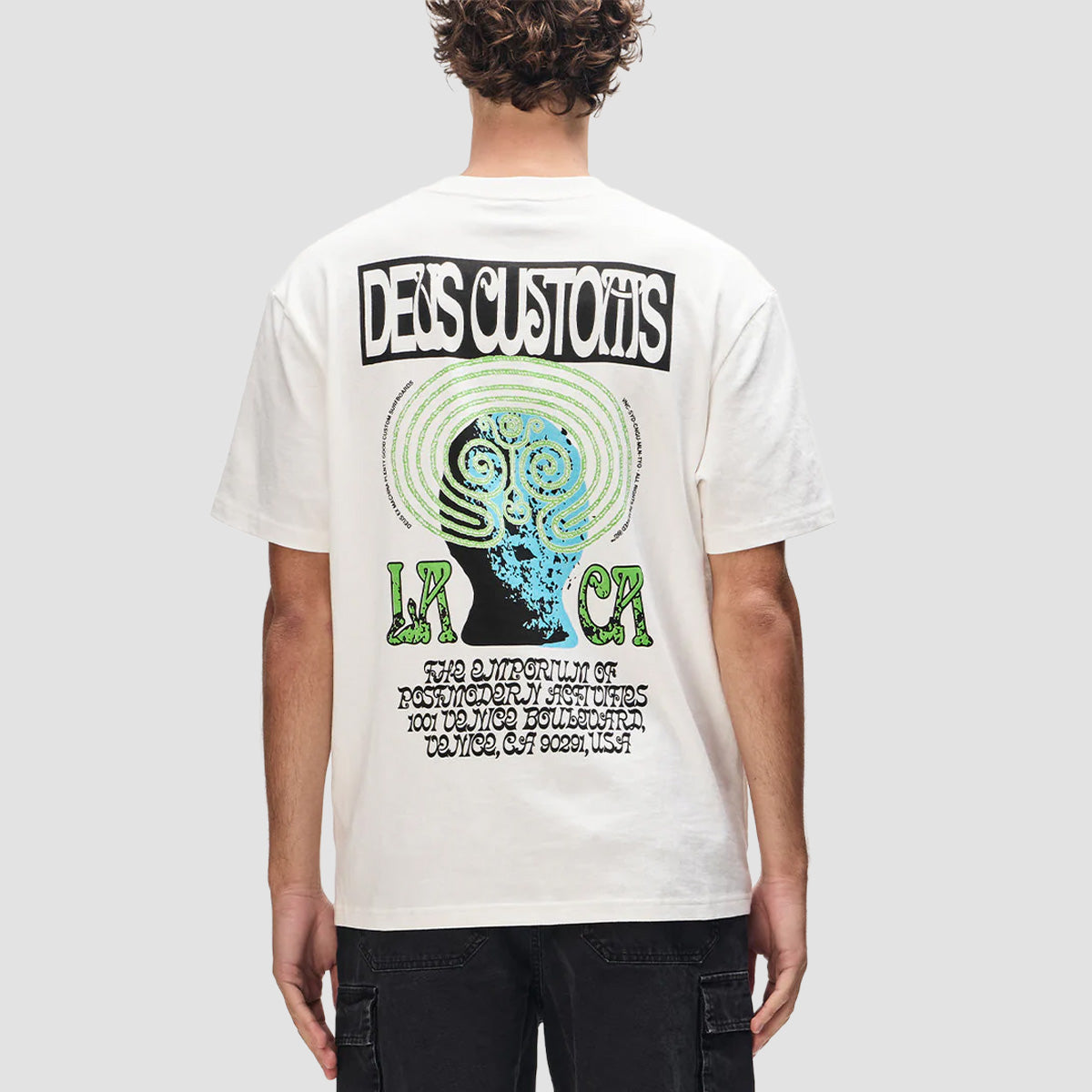 Deus Labyrinth T-Shirt Vintage White