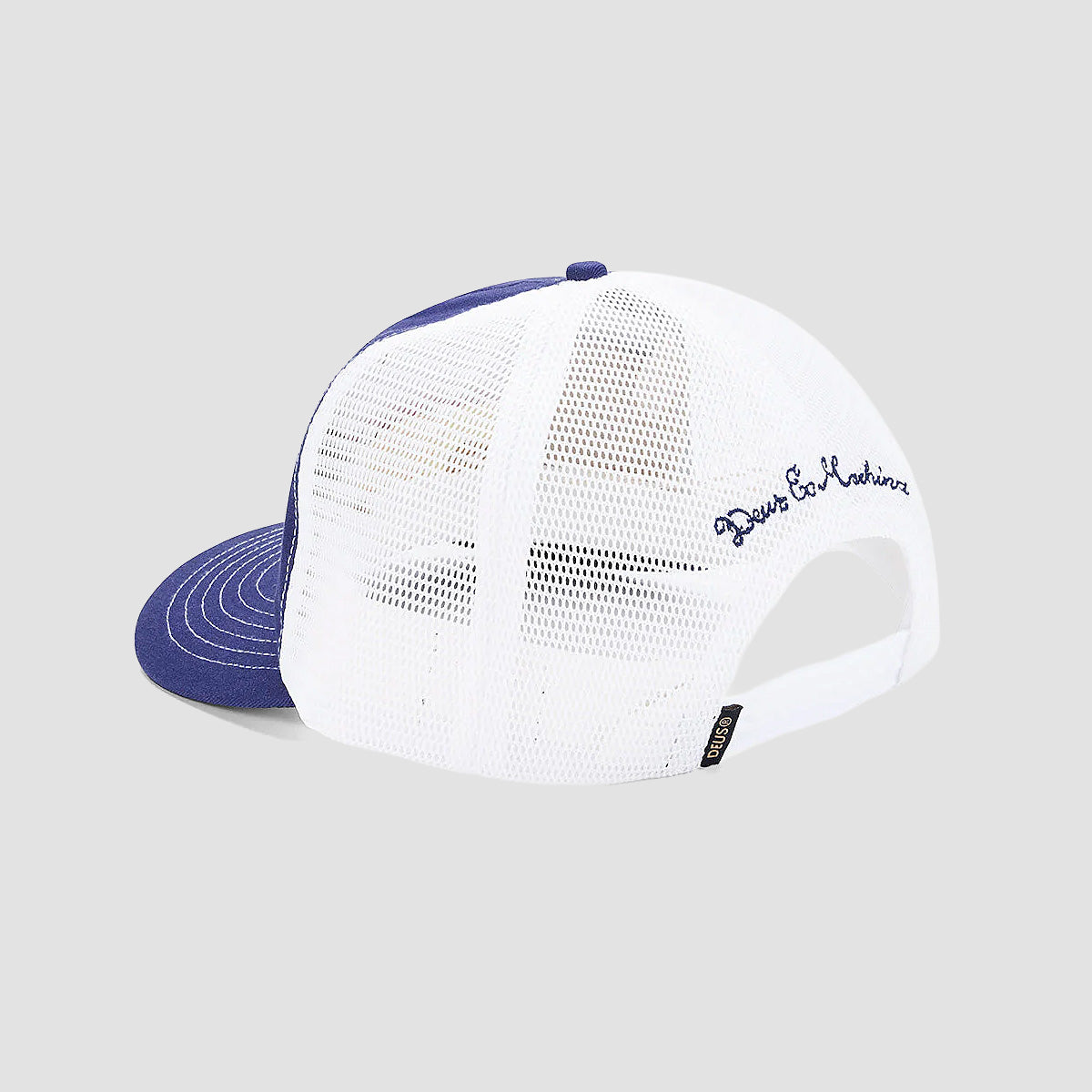 Deus Malden Trucker Cap Mechanic Blue
