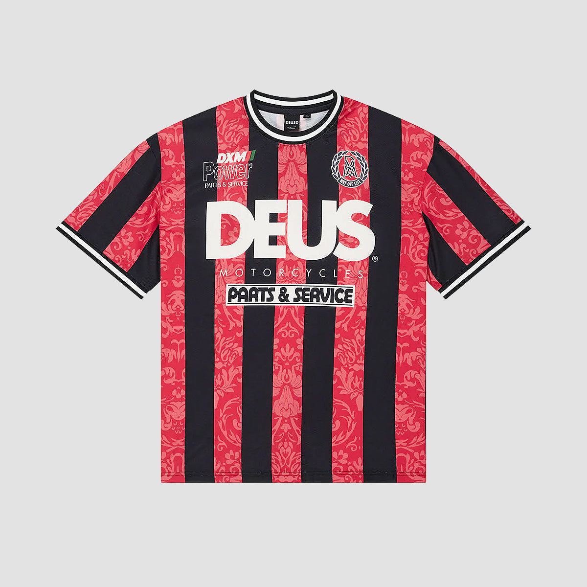 Deus Nouveau Moto T-Shirt Fiery Red