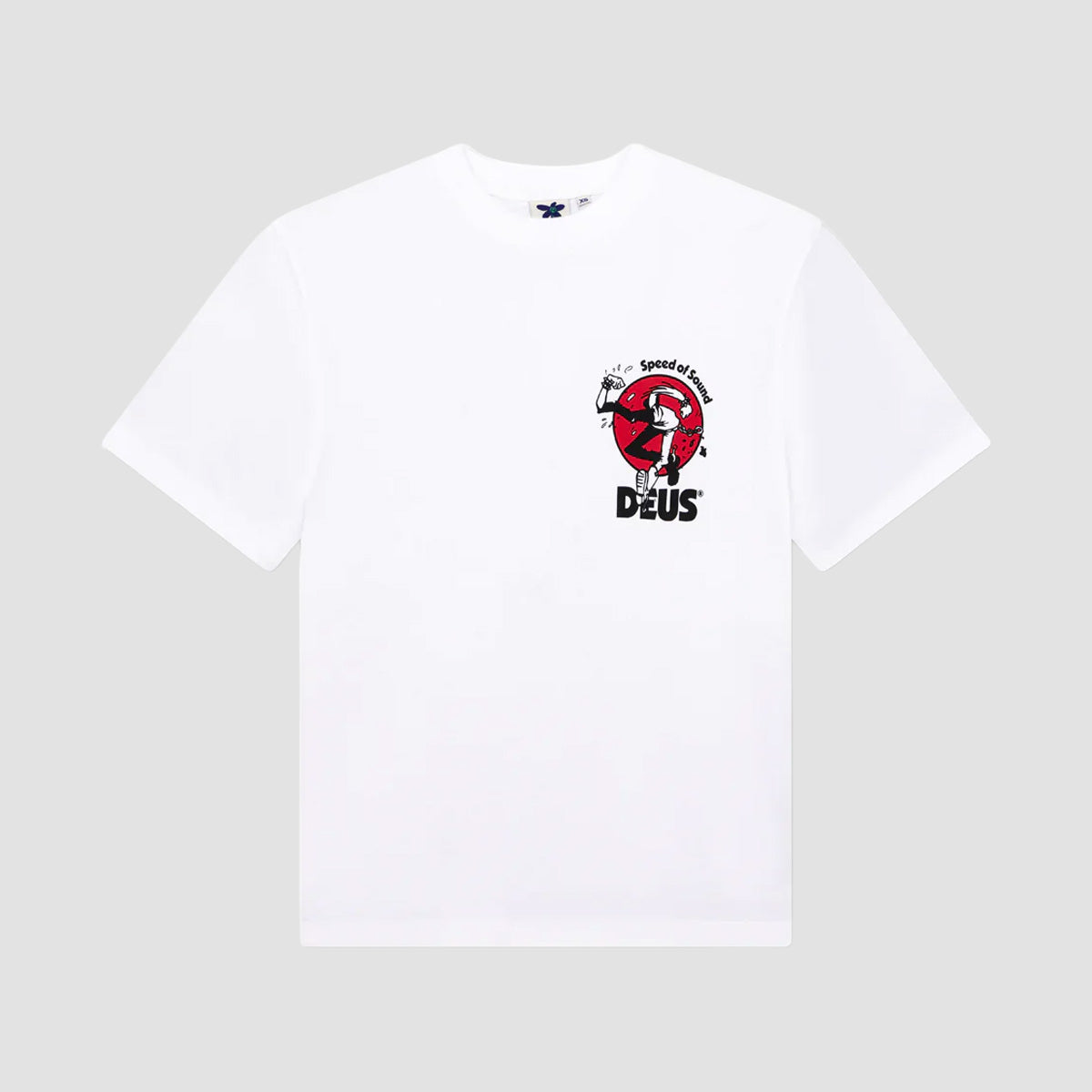 Deus Roughneck T-Shirt Vintage White
