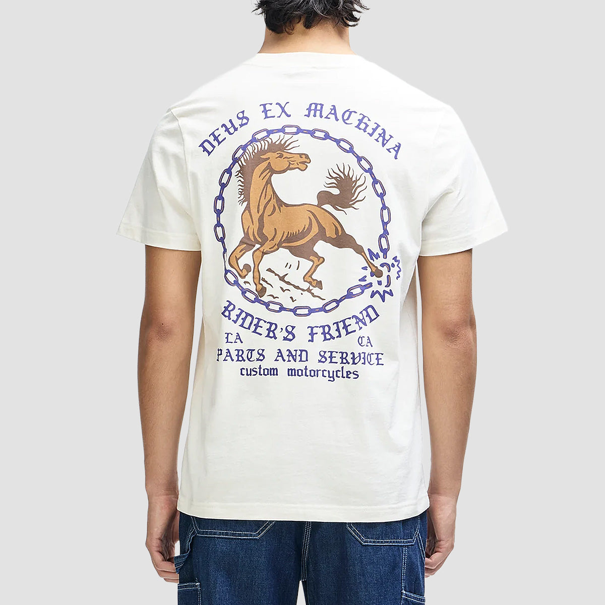 Deus Unchained T-Shirt Vintage White