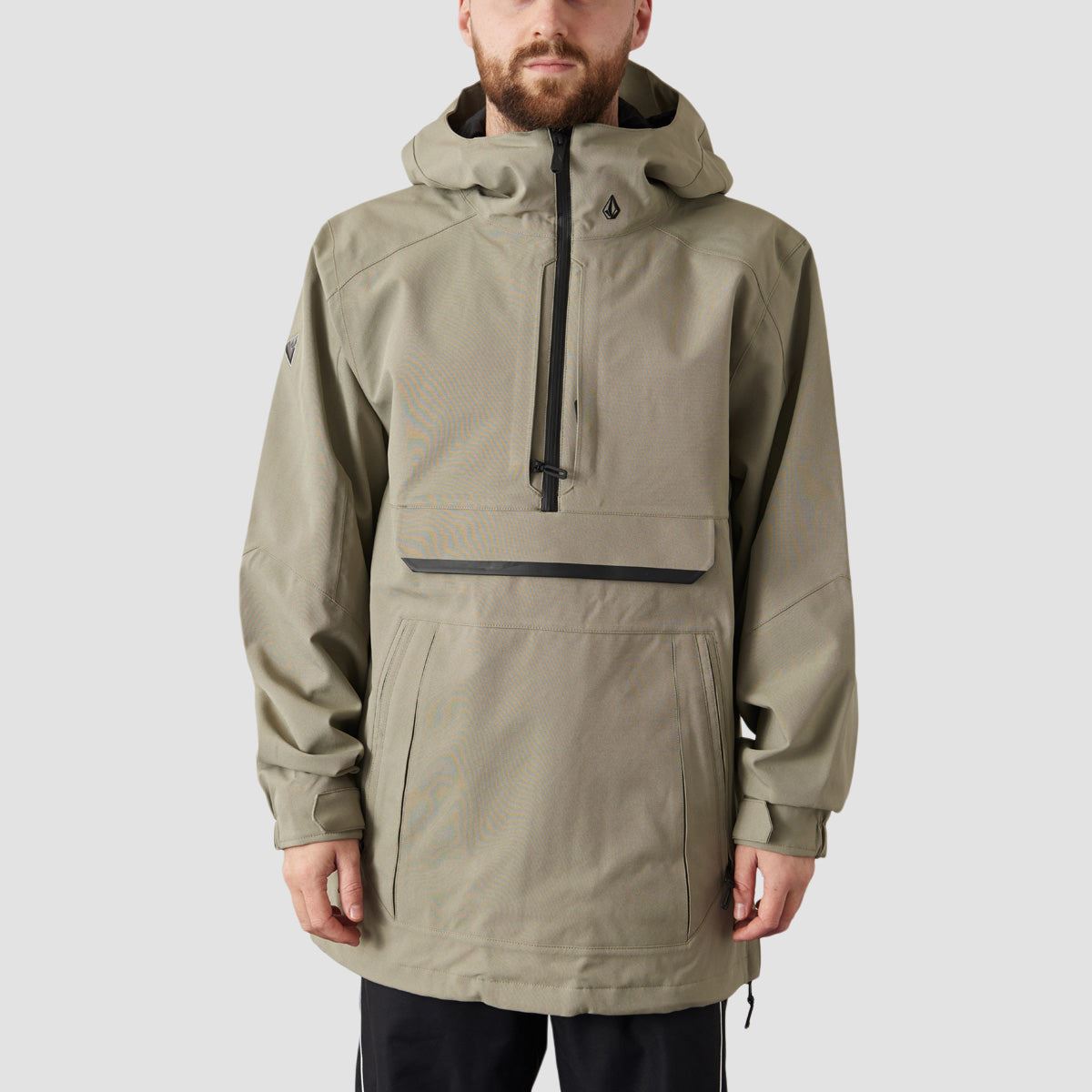 Volcom Brighton Pullover Snow Jacket Light Military