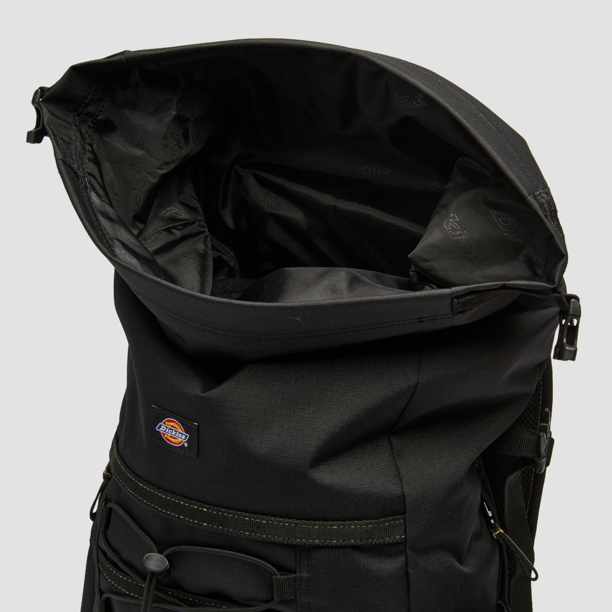 Dickies Ashville Utility Roll Top Backpack Black