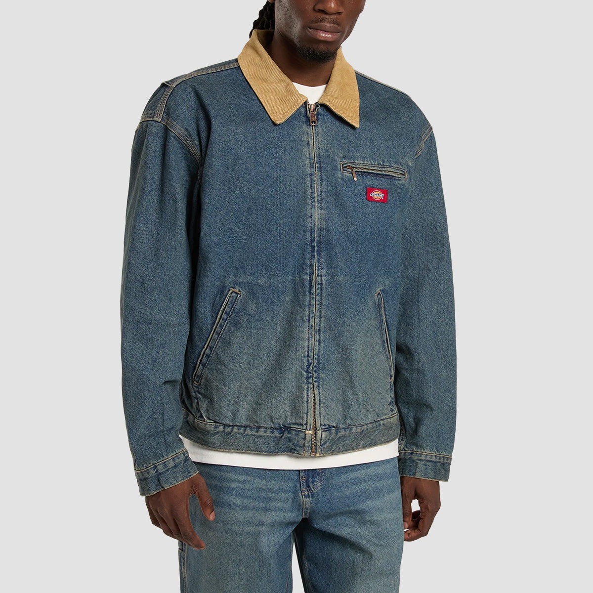 Dickies Denim Painter Jacket Khaki Tinted Blue