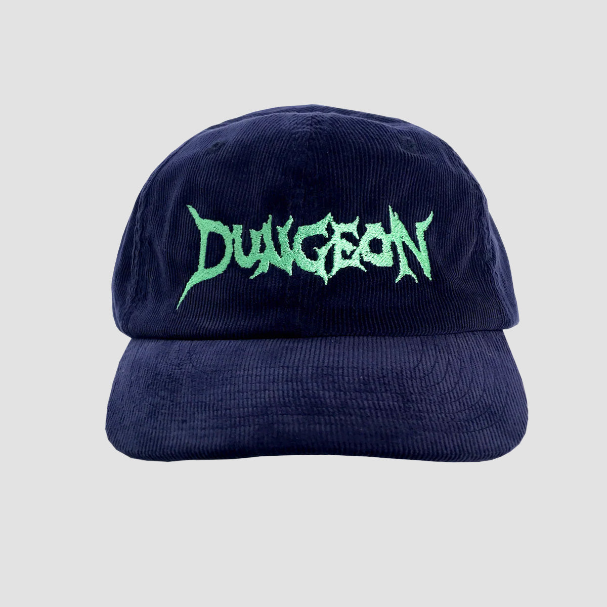 Dungeon Logo Cord Cap Navy/Electric Green