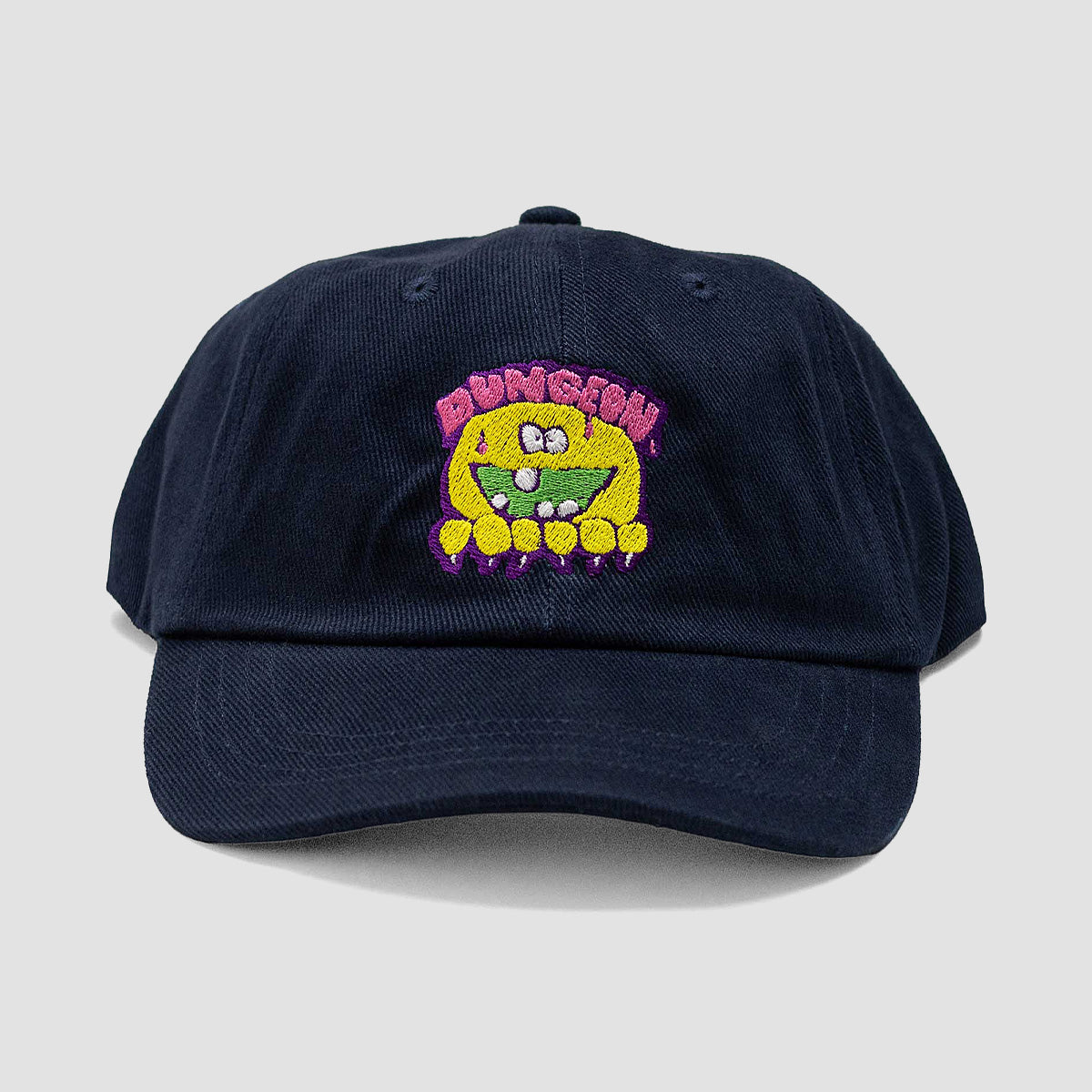 Dungeon Monster James Jarvis Brushed Cotton Cap Navy