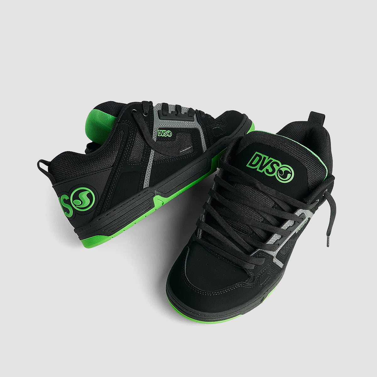 DVS Comanche Shoes - Black/Charcoal/Lime