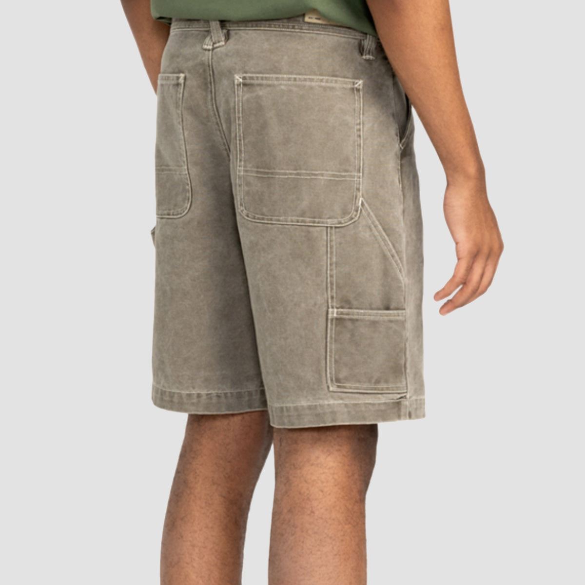 Element Carpenter Canvas Shorts Stone Gray