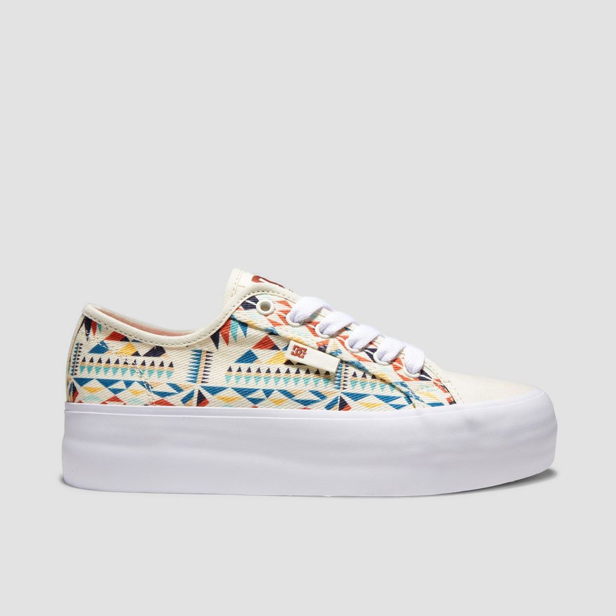 DC Manual Platform Shoes - Off White - Womens