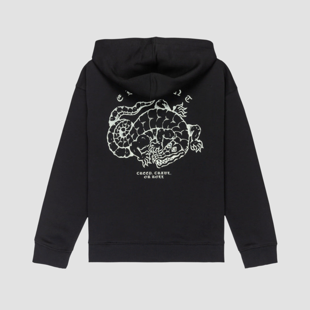 Element Aligator Zip Hoodie Flint Black - Kids