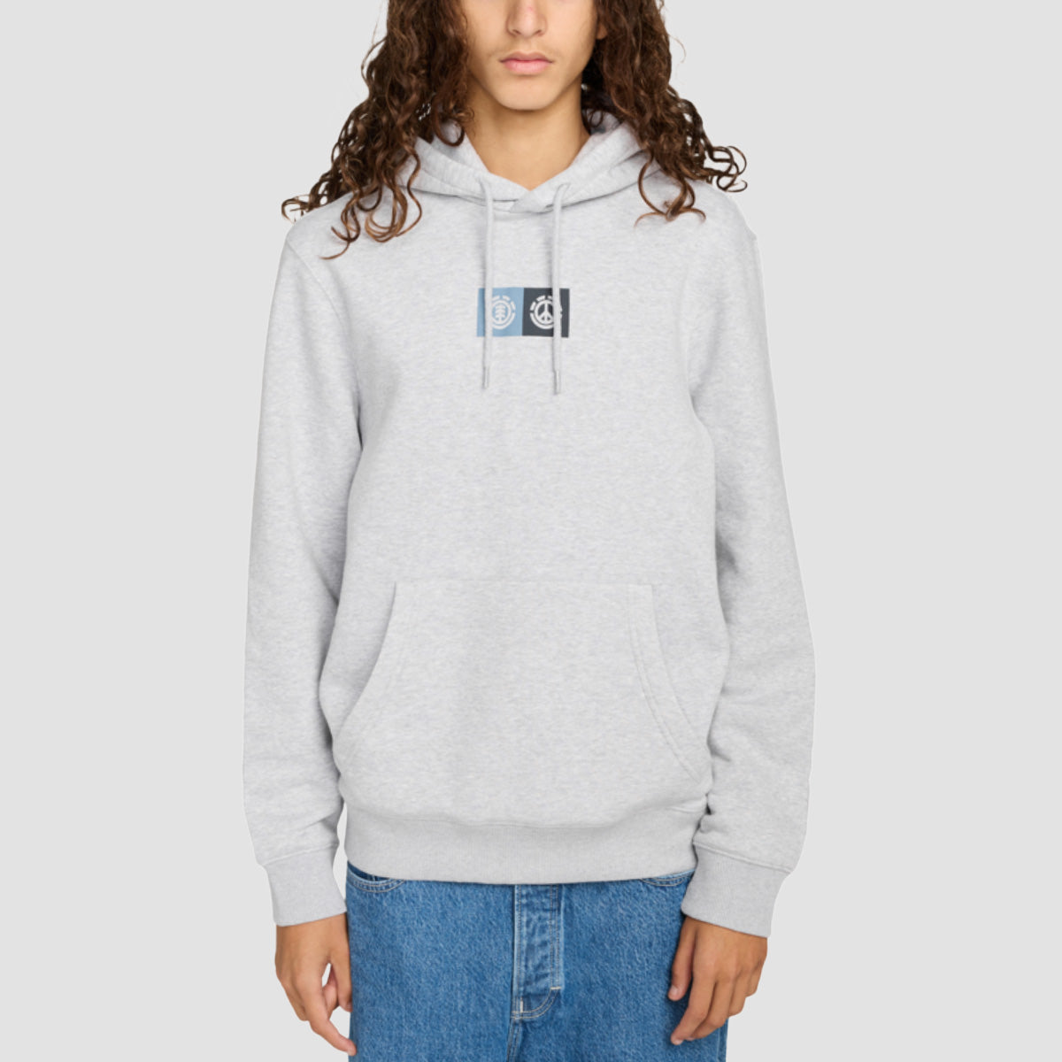 Element Dual Pullover Hoodie Mid Grey Heather