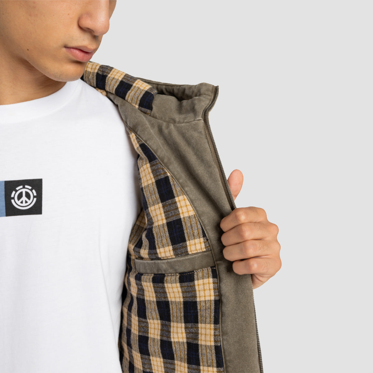 Element Dulcey Canvas Jacket Stone Grey