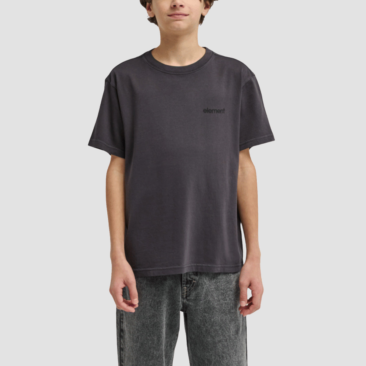 Element Lowcase Pigment T-Shirt Off Black - Kids
