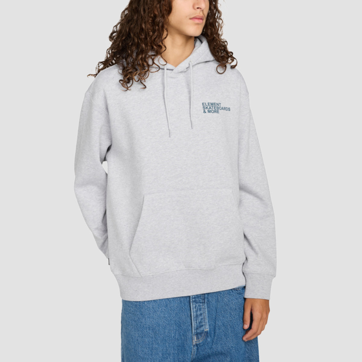 Element Motion Tree Pullover Hoodie Mid Grey Heather