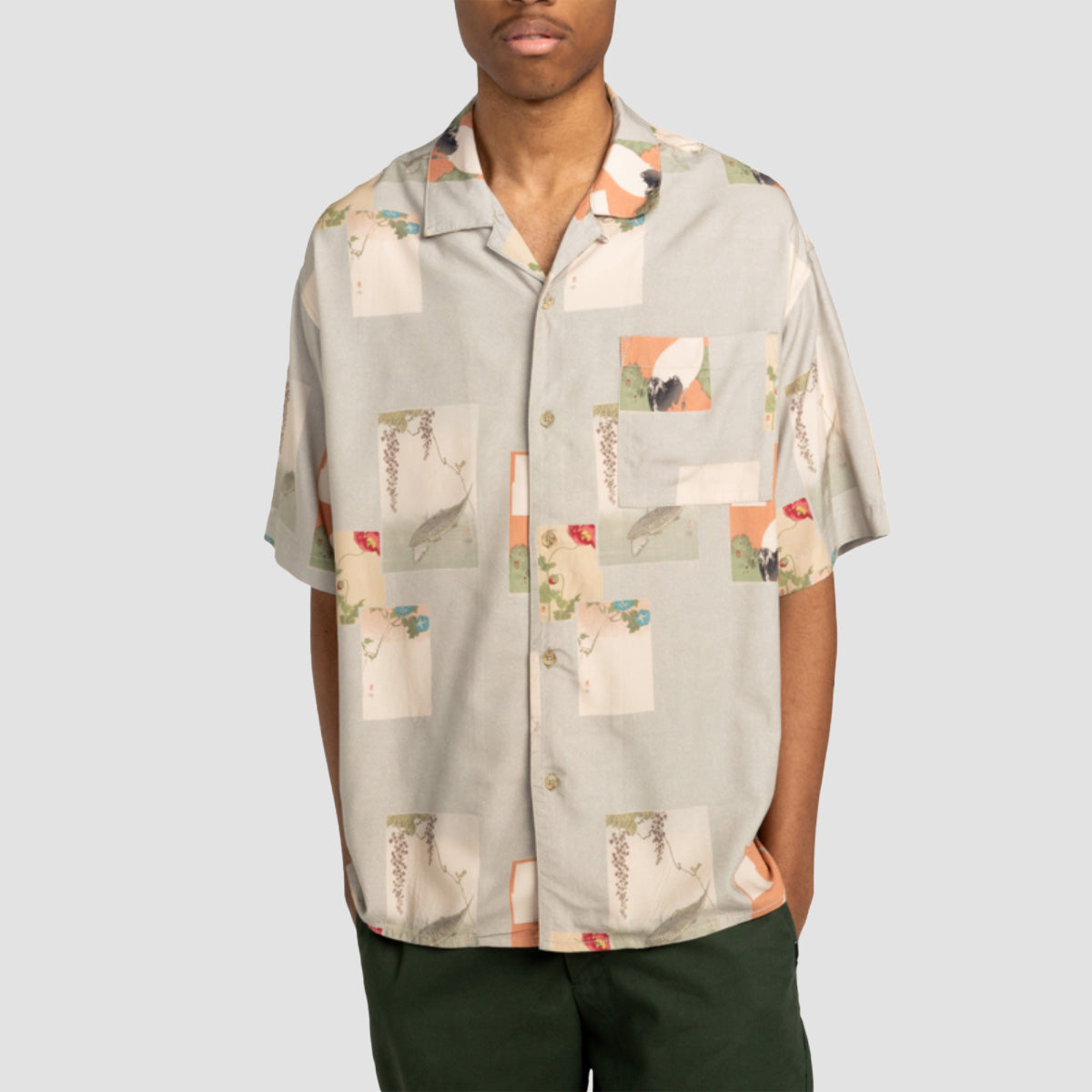 Element Resort Short Sleeve Shirt Postcards