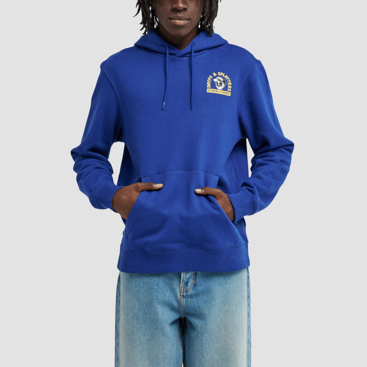 Element X Timber Drips Pullover Hoodie Bellweather Blue
