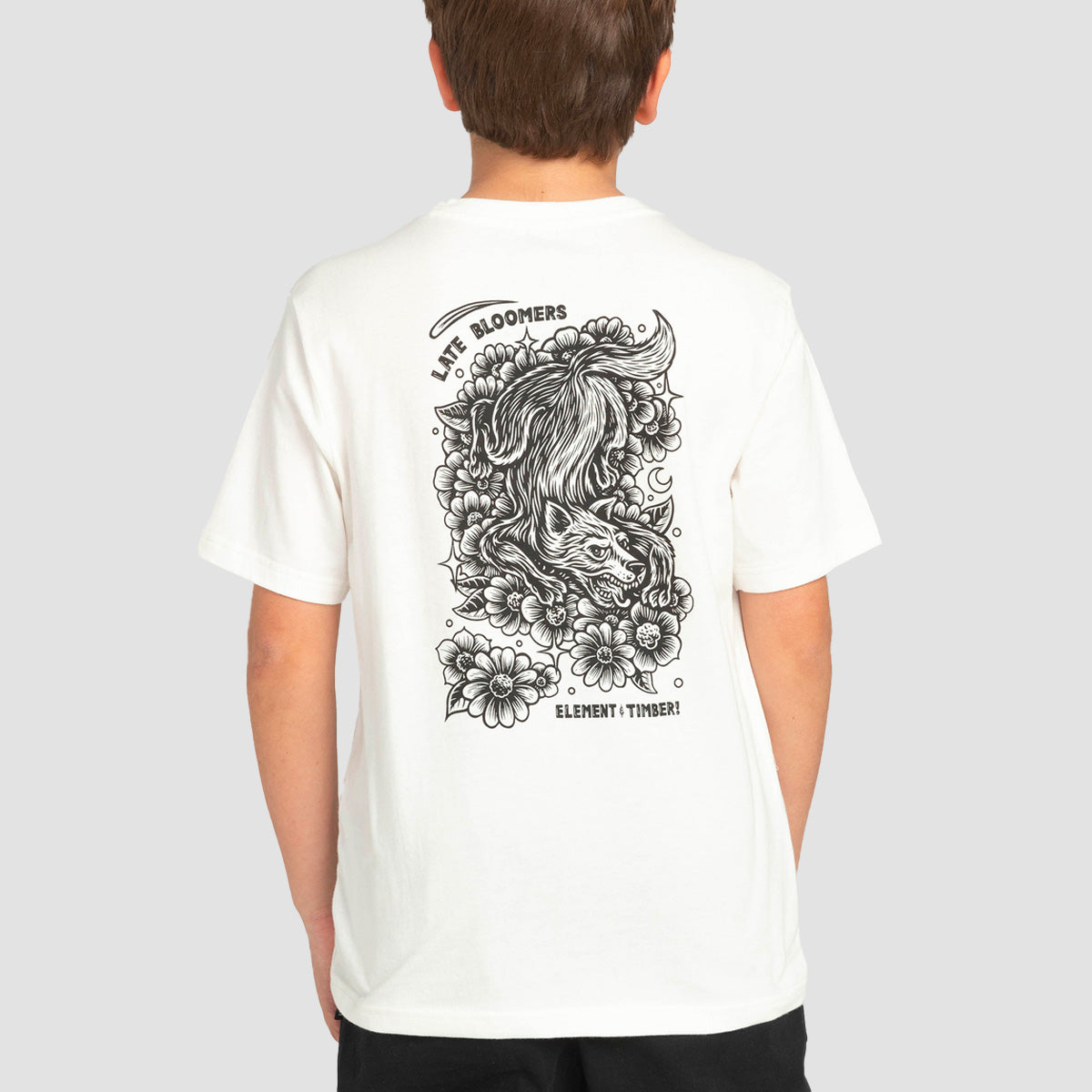 Element X Timber Prowl T-Shirt Off White - Kids