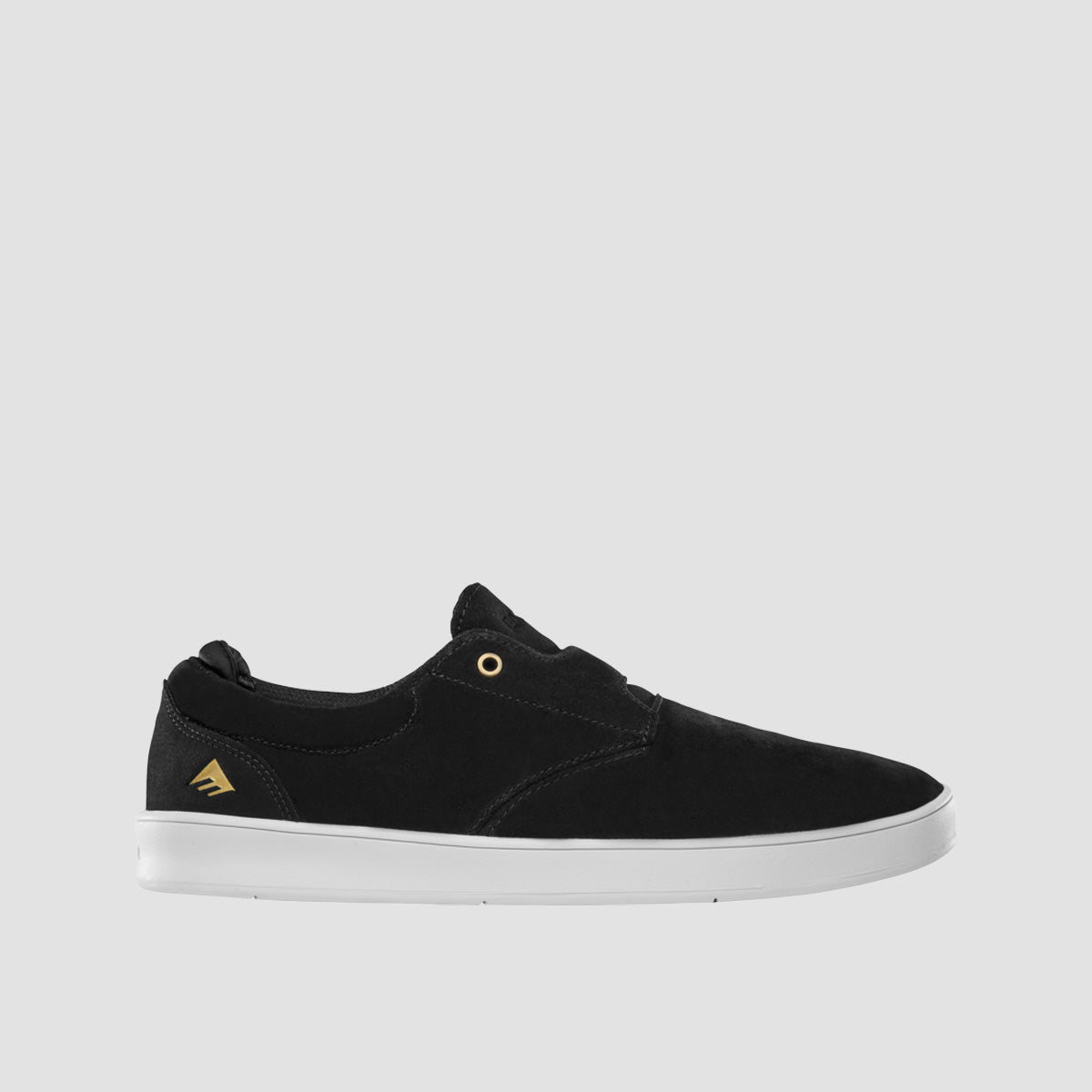 Emerica Romero Skater Slip-On Shoes - Black/White/Gold