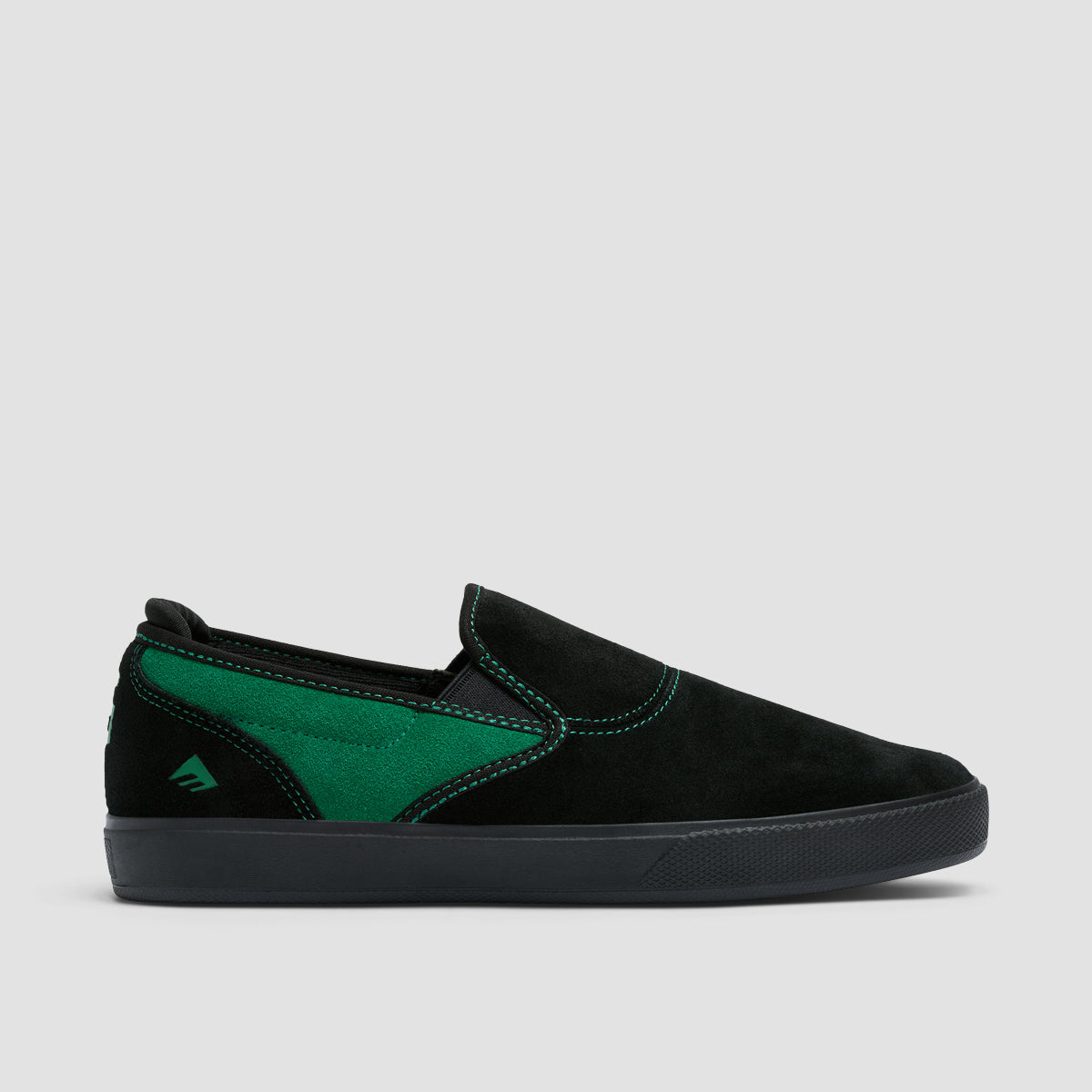 Emerica Wino G6 Cup Slip On Shoes Black/Green