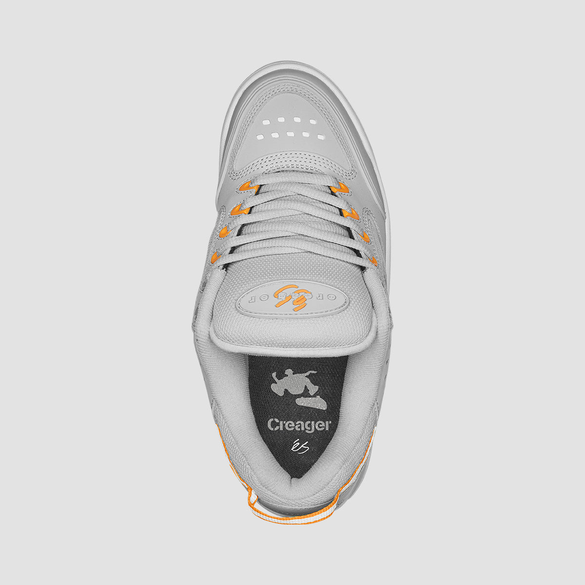eS Creager Shoes - Grey/Orange
