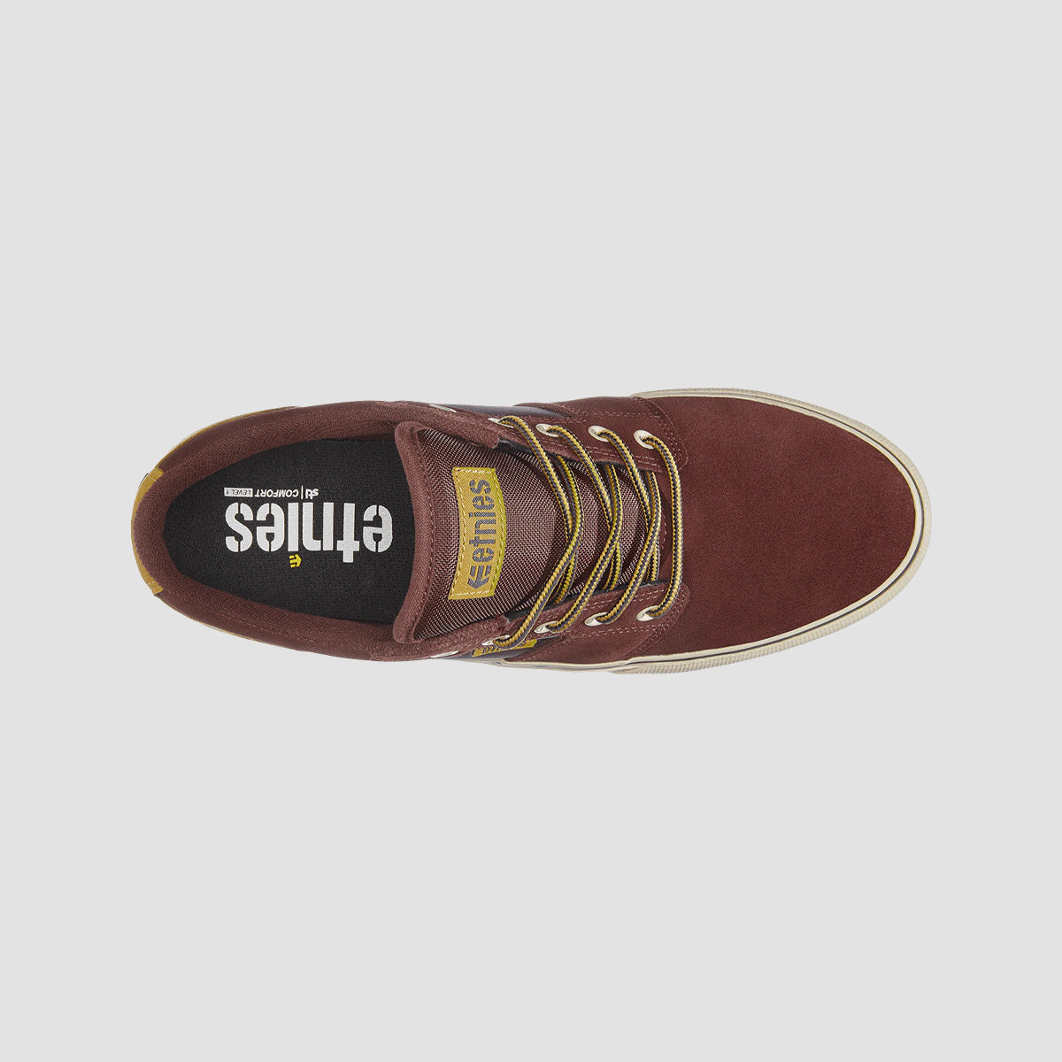 Etnies Barge LS Shoes - Burgundy/Brown