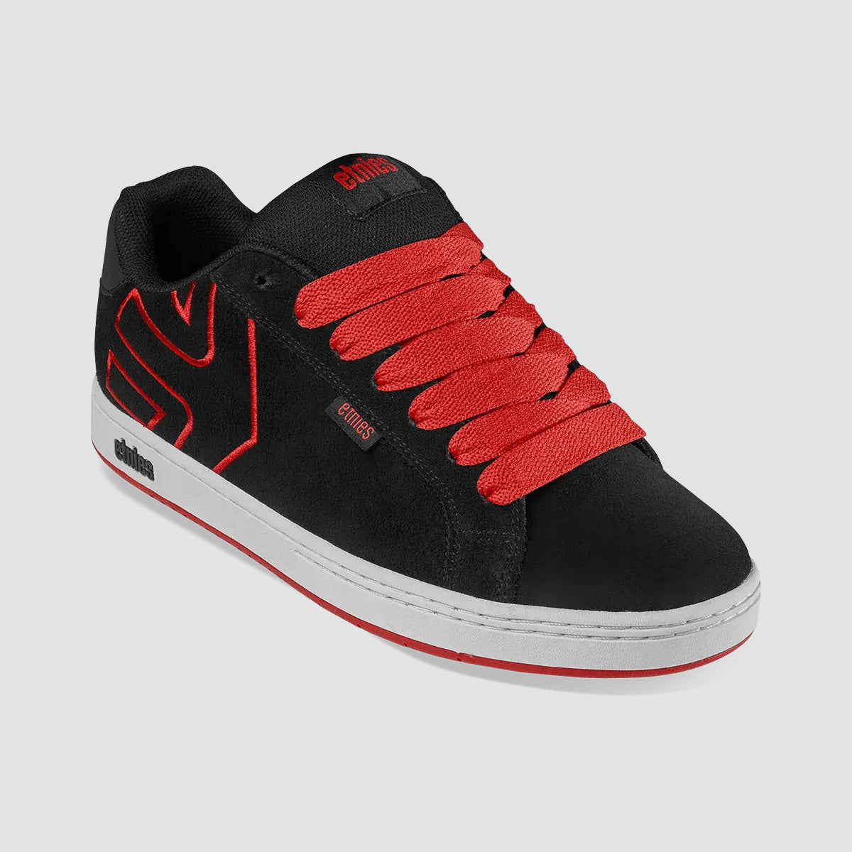Etnies Fader Shoes - Black/Red