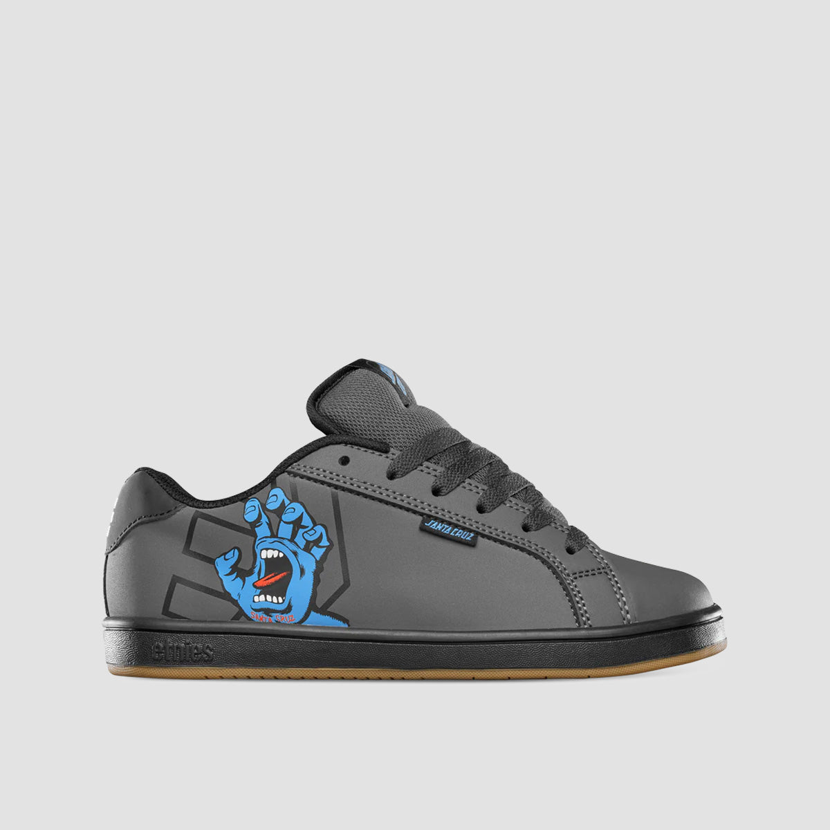 Etnies Fader X Santa Cruz Shoes - Dark Grey/Black - Kids