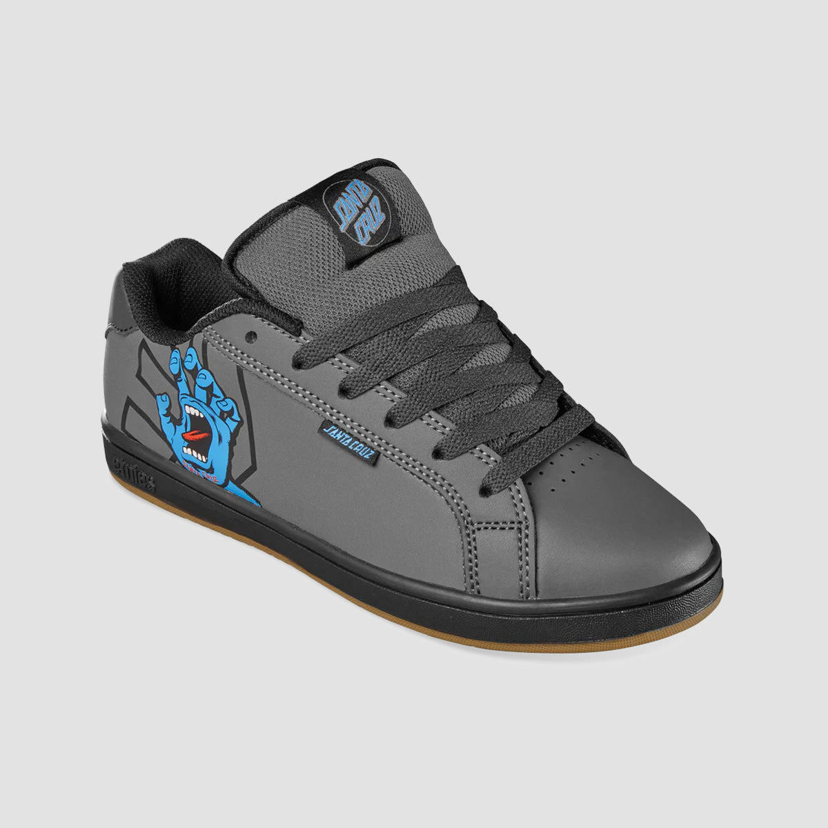 Etnies Fader X Santa Cruz Shoes - Dark Grey/Black - Kids