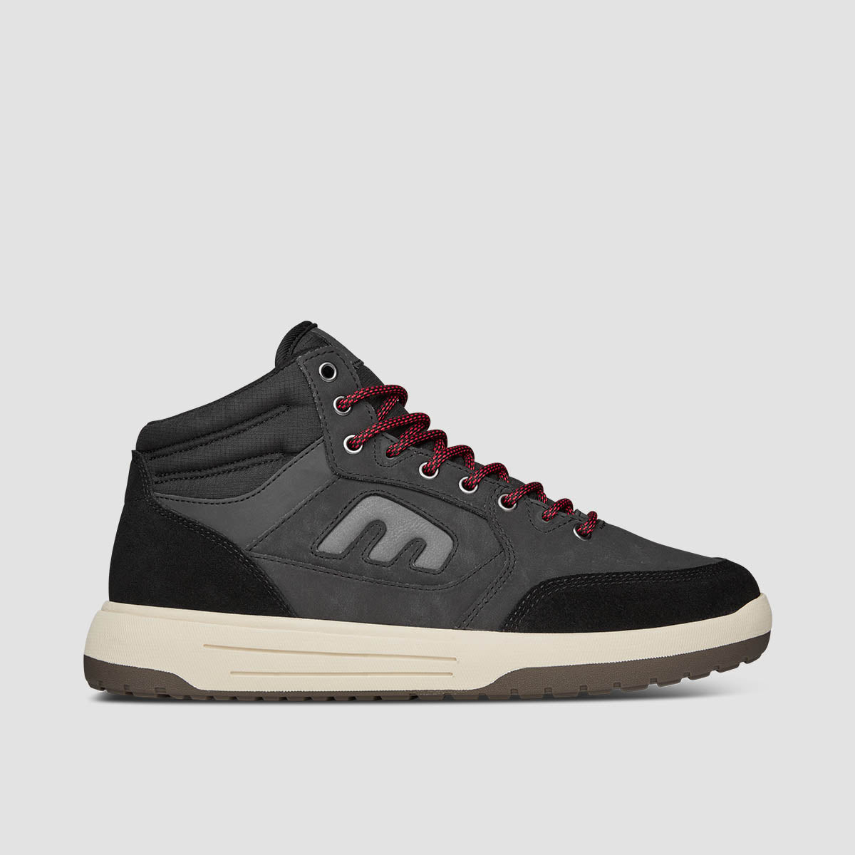 Etnies Loot WR High Top Shoes - Black/Dark Grey