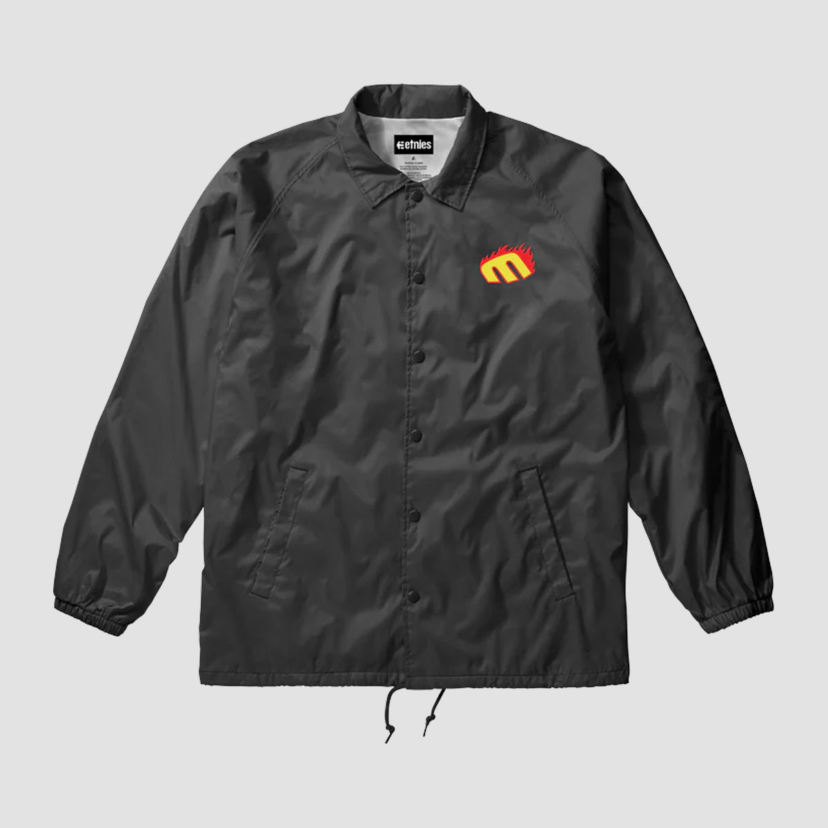Etnies X Santa Cruz Flame Coaches Jacket Black