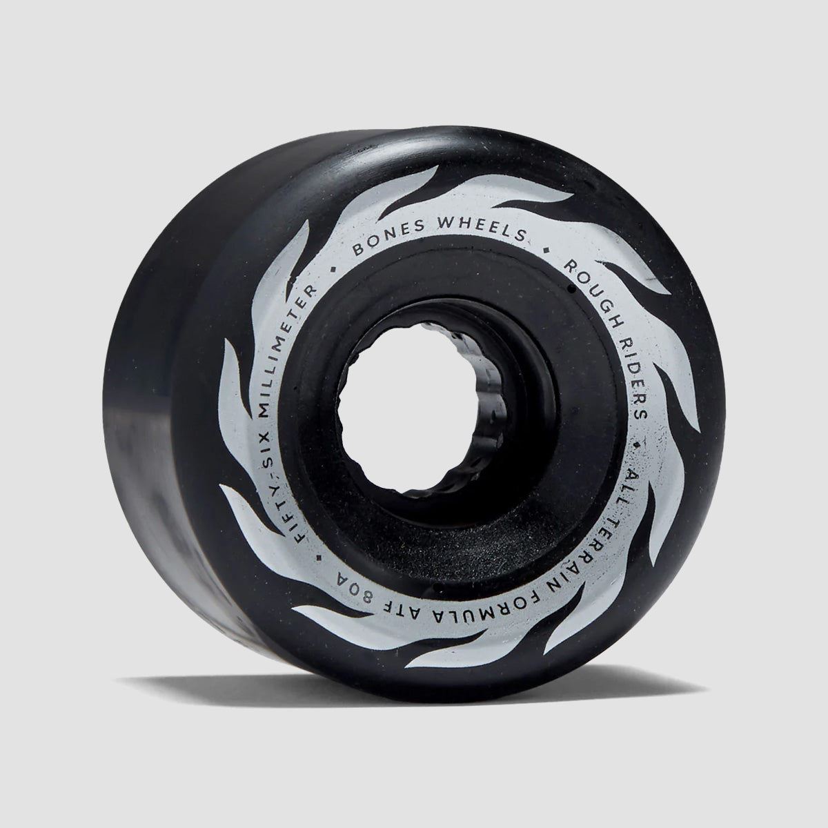 Bones Rough Riders Eternal Flame 80A ATF Skateboard Wheels Black 56mm