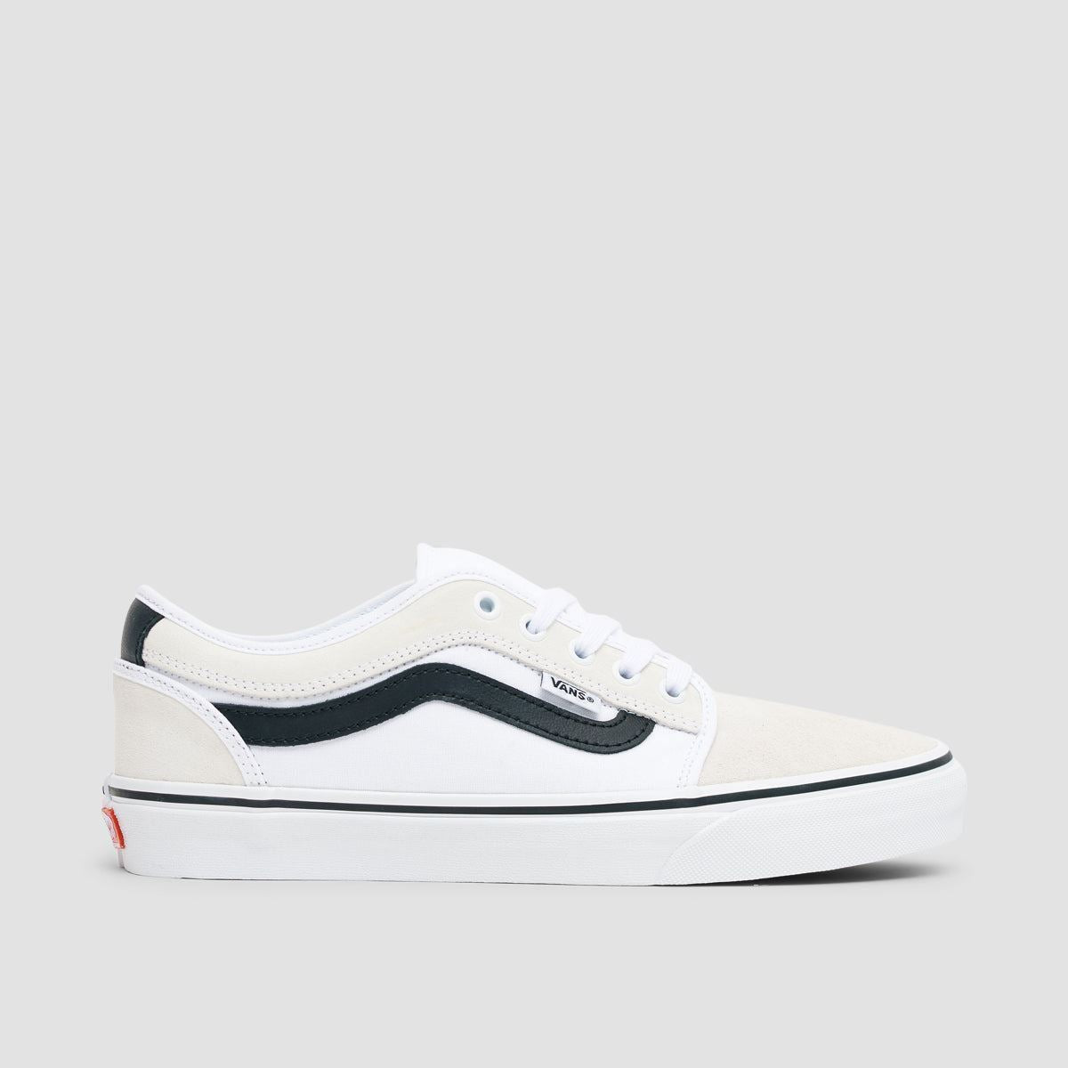 Vans Chukka Low Sidestripe Shoes White Black Gum 3uk White Black Gum