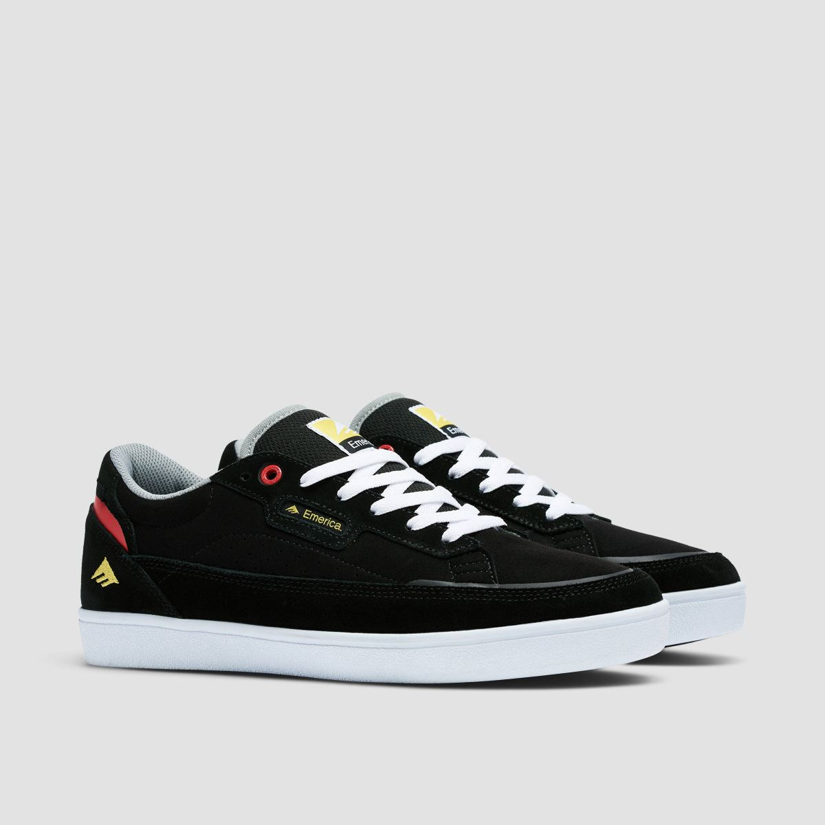 Emerica Gamma Shoes Black/White/Red