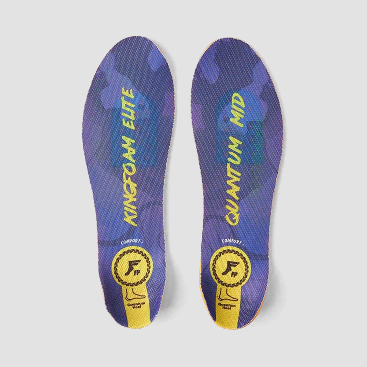 Footprint Kingfoam Elite Quantum Heel Infinity Foam Mid Insoles Blue Camo
